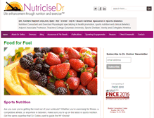 Tablet Screenshot of nutricisedr.com